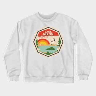 Lake Nixon Arkansas Colorful Scene Crewneck Sweatshirt